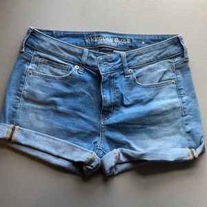 Denim shorts